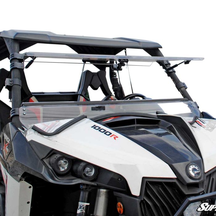 Can-Am Maverick Scratch Resistant Flip Windshield