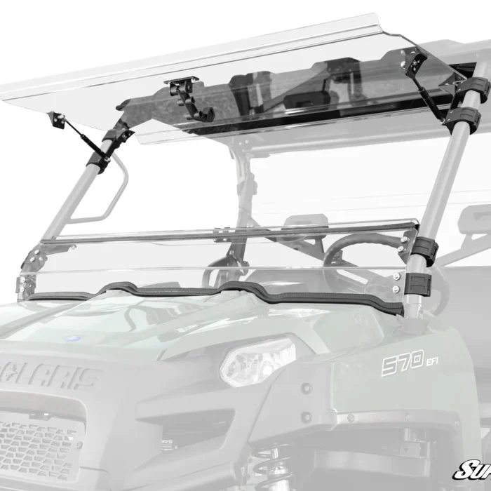 Polaris Ranger Full-Size 570 Scratch Resistant Flip Windshield